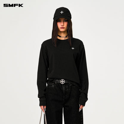 SMFK Compass Designer Black Sweatshirt