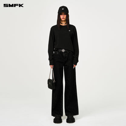 SMFK Compass Designer Black Sweatshirt