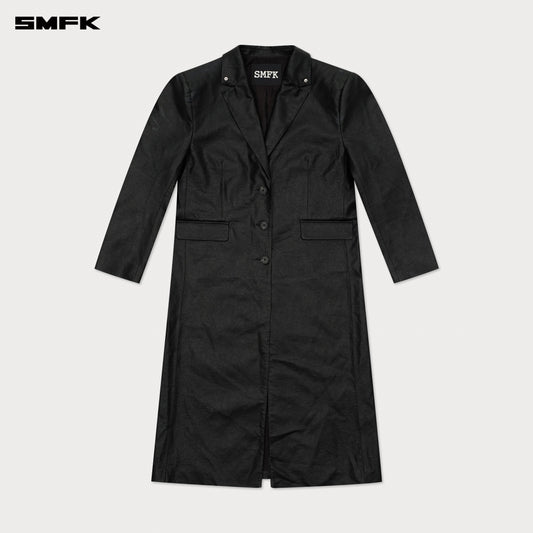 SMFK Compass Designer Cyber Trench Coat