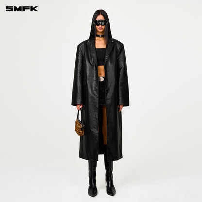 SMFK Compass Designer Cyber Trench Coat