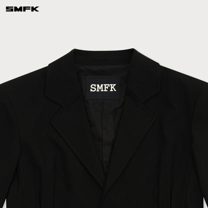 SMFK Compass Designer Midnight Trench Coat