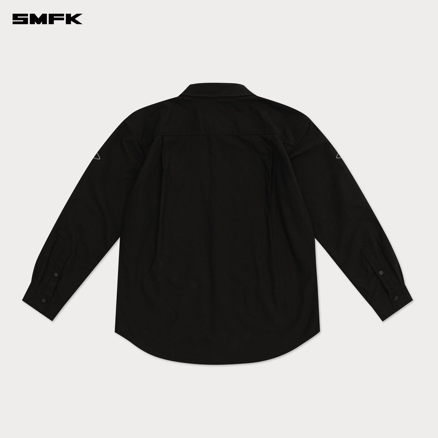 SMFK Compass Designer Oversize Shirt In Black