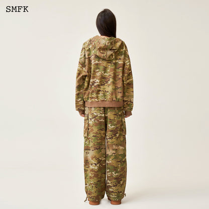 SMFK Compass Forest Camouflage Hunting Hoodie