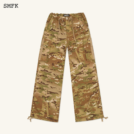 SMFK Compass Forest Camouflage Retro Paratrooper Pants