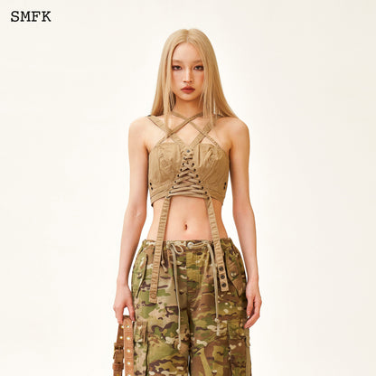 SMFK Compass Forest Camouflage Retro Paratrooper Pants