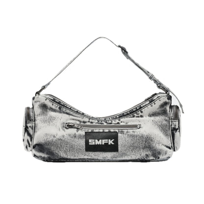 SMFK Compass Hips Denim Short Bag Gray