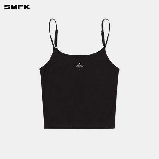 SMFK Compass Hug Extra-Long Sports Strap Top Black