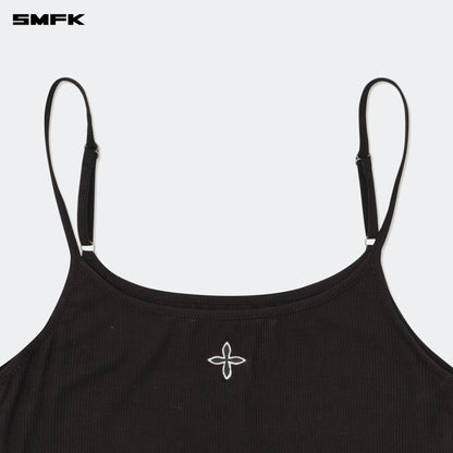 SMFK Compass Hug Extra-Long Sports Strap Top Black