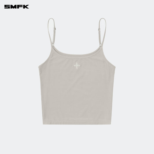 SMFK Compass Hug Extra-Long Sports Strap Top Gray