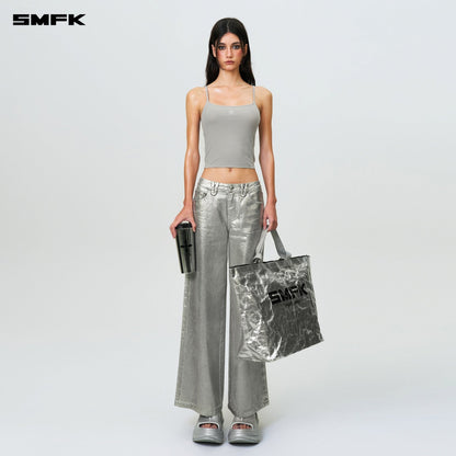 SMFK Compass Hug Extra-Long Sports Strap Top Gray