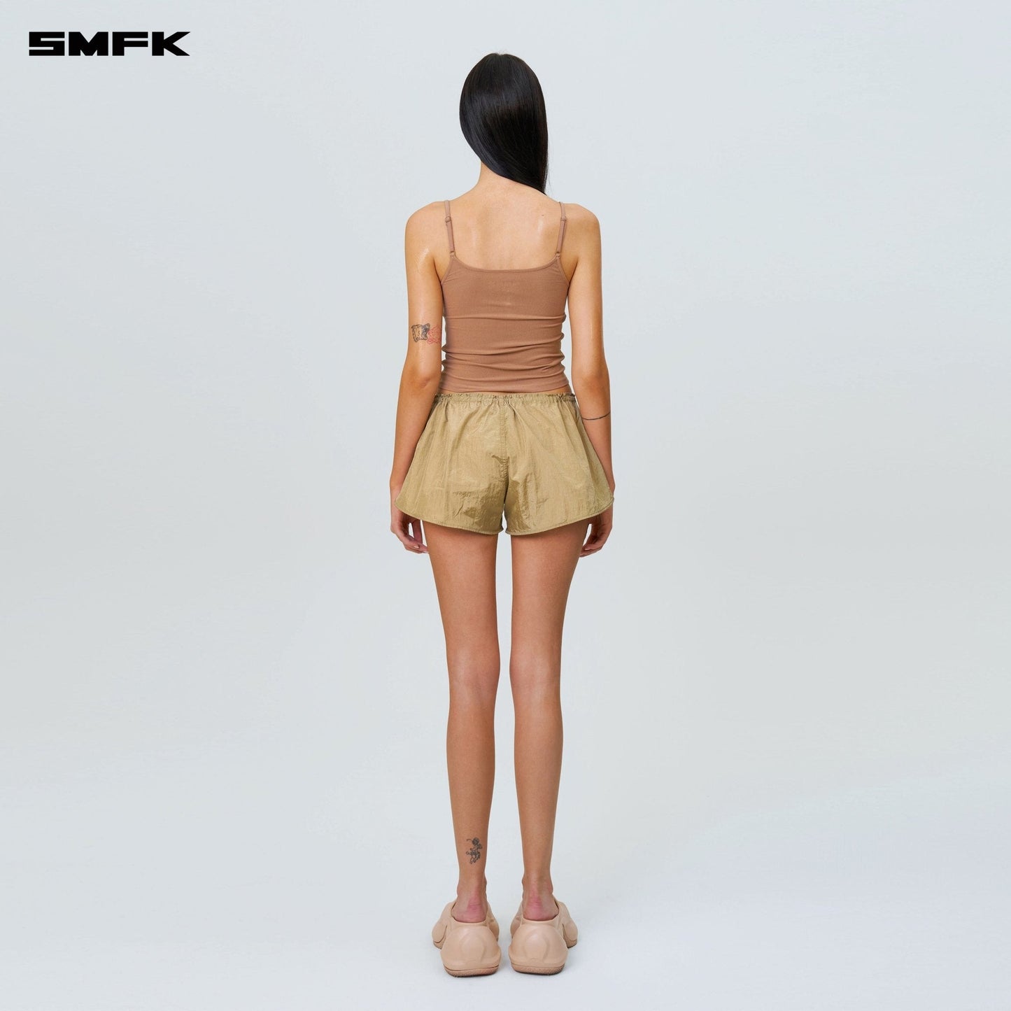 SMFK Compass Hug Extra-Long Sports Strap Top Nude