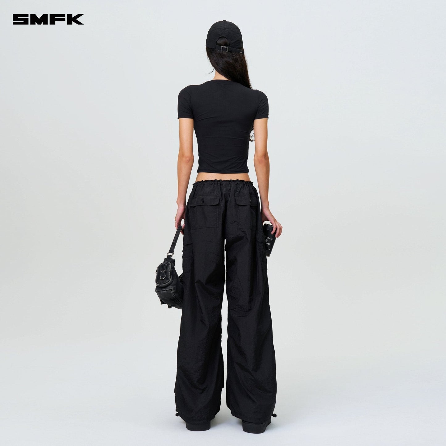 SMFK Compass Hug Skin-Tight Fitting Tee Black