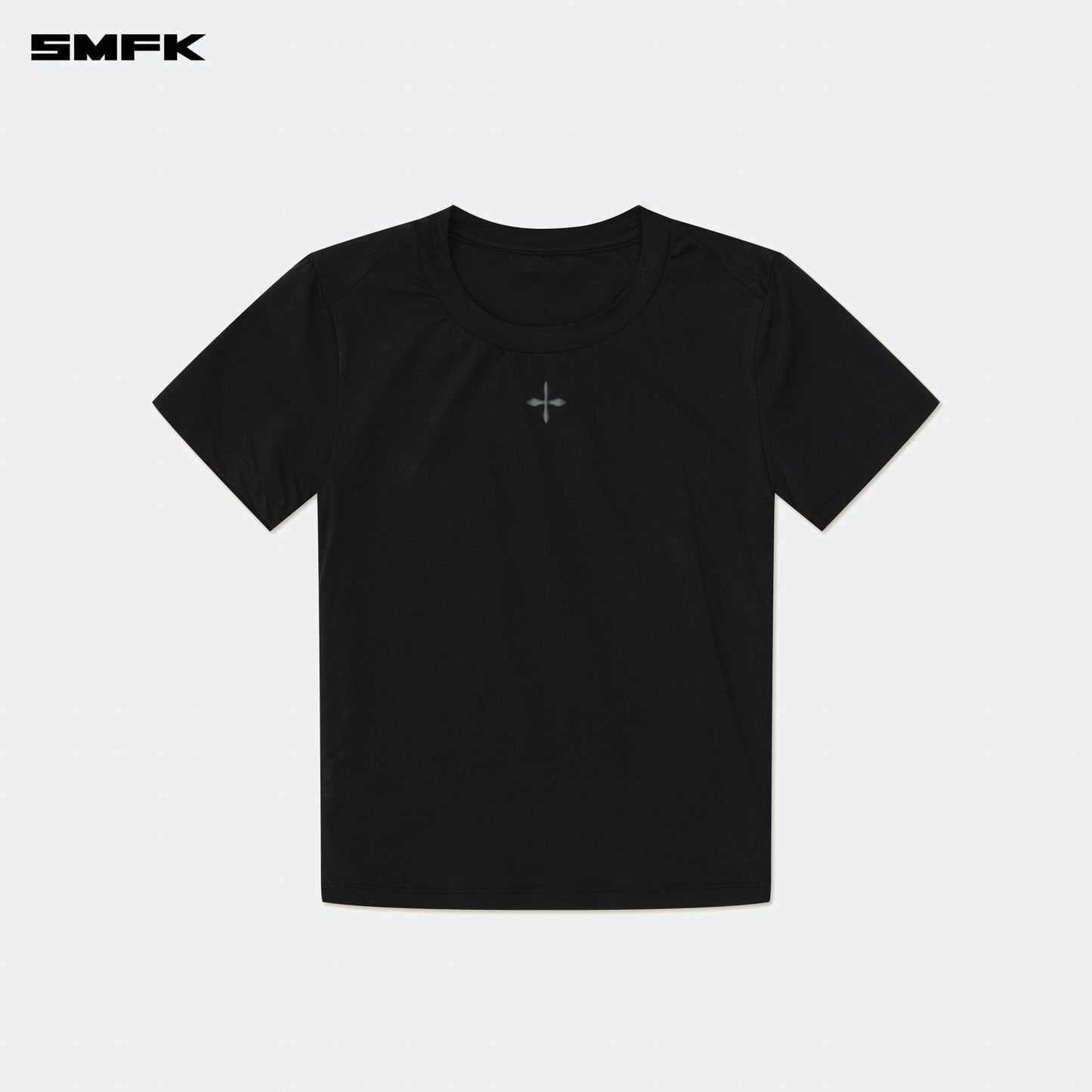 SMFK Compass Hug Skin-Tight Fitting Tee Black