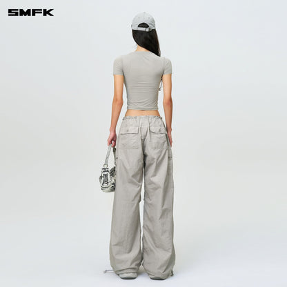 SMFK Compass Hug Skin-Tight Fitting Tee Gray