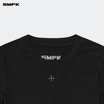 SMFK Compass Hug Skin-Tight Fitting Top Black