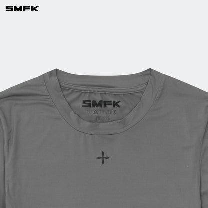 SMFK Compass Hug Skin-Tight Fitting Top Dark Gray