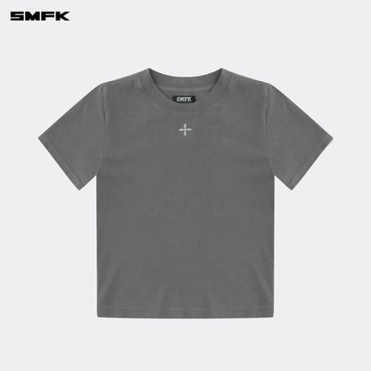 SMFK Compass Hug Slim Fit Tee Dark Gray