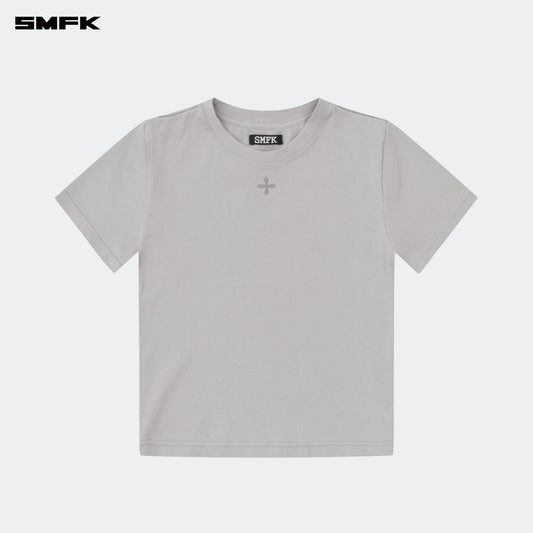 SMFK Compass Hug Slim Fit Tee Gray