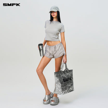 SMFK Compass Hug Slim Fit Tee Gray