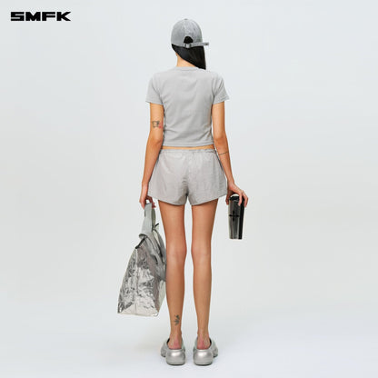 SMFK Compass Hug Slim Fit Tee Gray