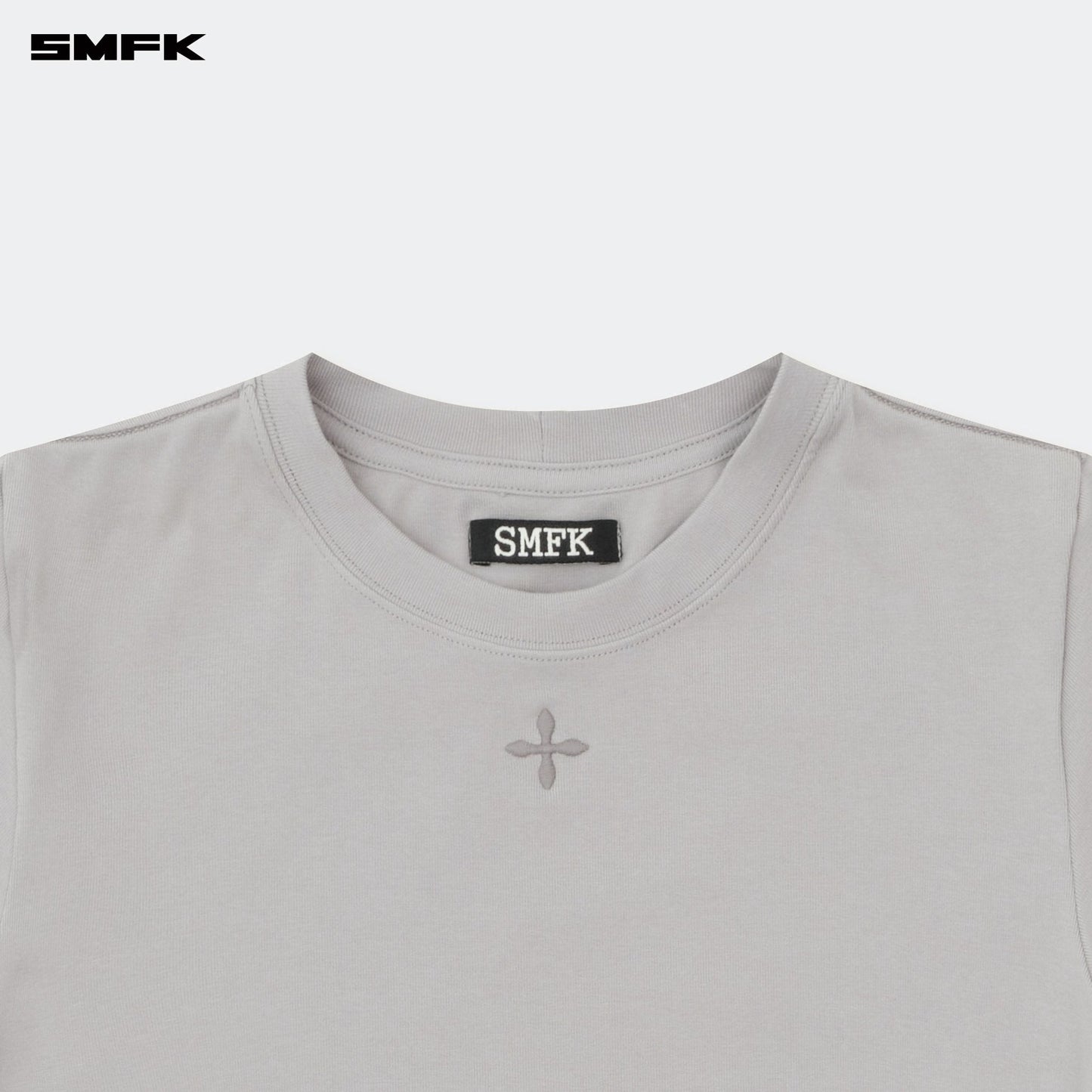 SMFK Compass Hug Slim Fit Tee Gray