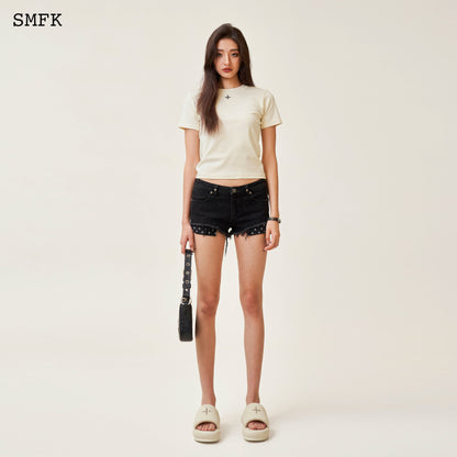 SMFK Compass Hug Slim-Fit Tee In White