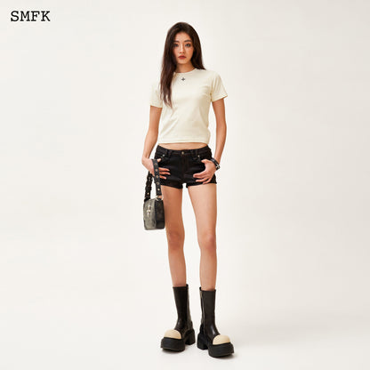 SMFK Compass Hug Slim-Fit Tee In White