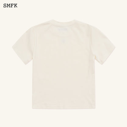 SMFK Compass Hug Slim-Fit Tee In White