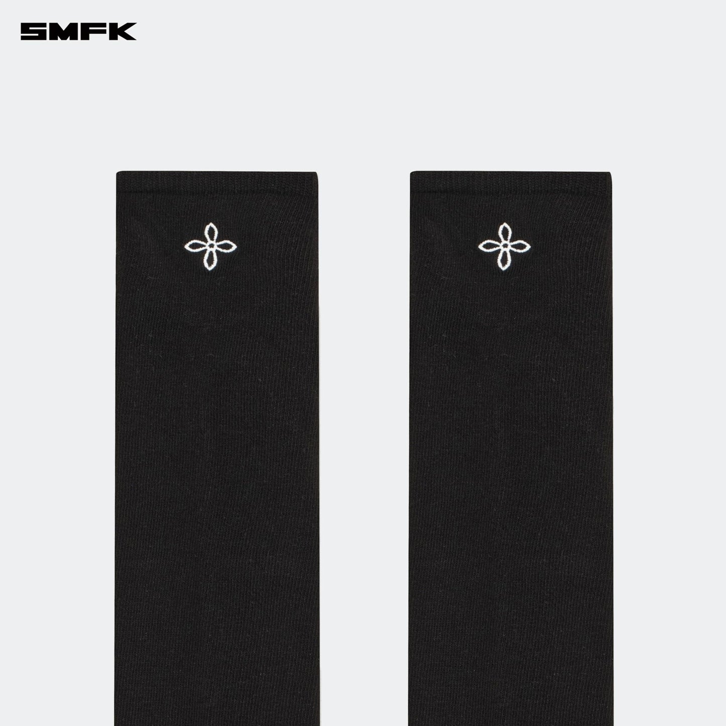 SMFK Compass Hug Sports High-Calf Socks Black (2 Pairs)