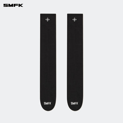 SMFK Compass Hug Sports High-Calf Socks Black (2 Pairs)