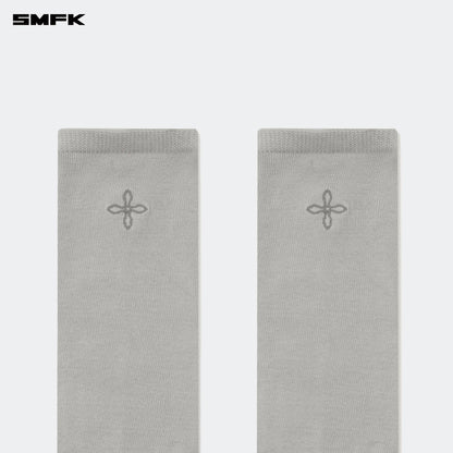 SMFK Compass Hug Sports Mid-Calf Socks Gray (2 Pairs)