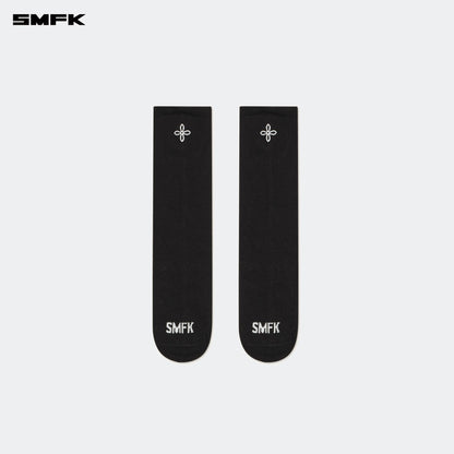 SMFK Compass Hug Sports Short Socks Black (2 Pairs)