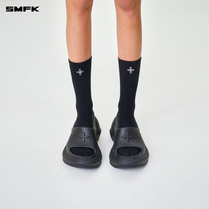 SMFK Compass Hug Sports Short Socks Black (2 Pairs)