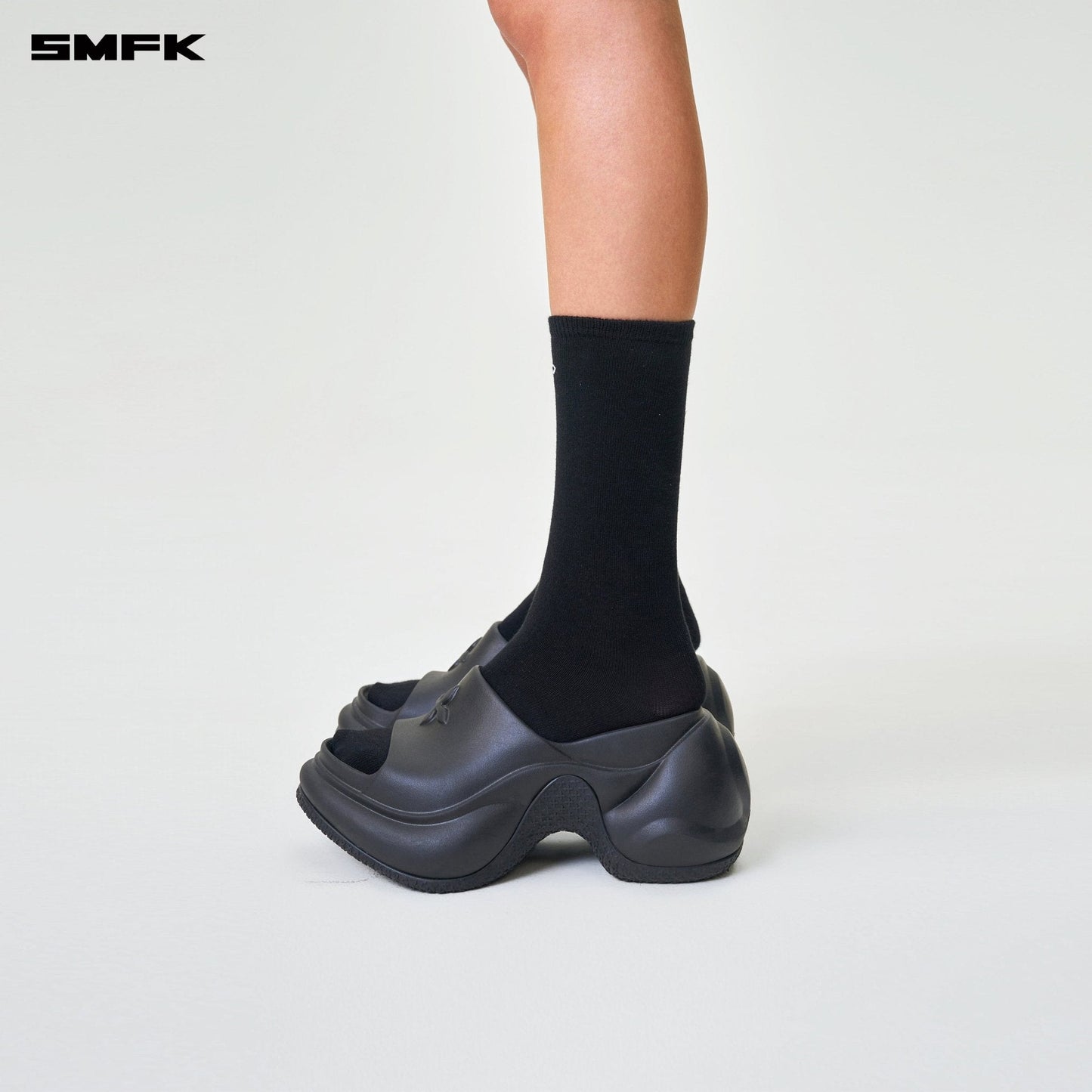 SMFK Compass Hug Sports Short Socks Black (2 Pairs)