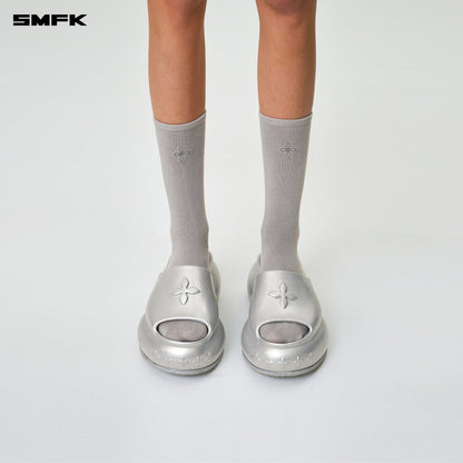 SMFK Compass Hug Sports Short Socks Gray (2 Pairs)