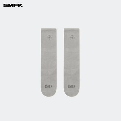 SMFK Compass Hug Sports Short Socks Gray (2 Pairs)