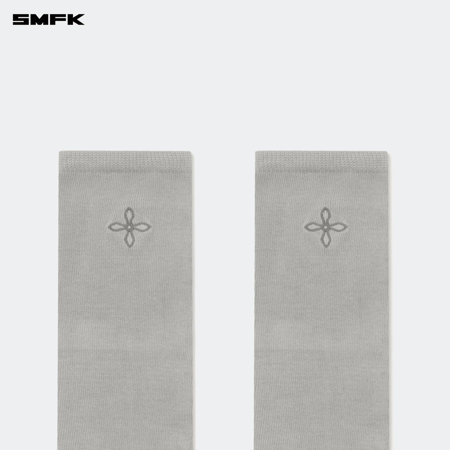 SMFK Compass Hug Sports Short Socks Gray (2 Pairs)