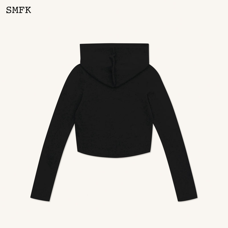 SMFK Compass Hug Sun-Proof Knitted Jacket Black