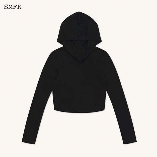 SMFK Compass Hug Sun-Proof Knitted Jacket Black