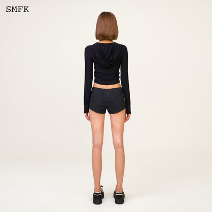 SMFK Compass Hug Sun-Proof Knitted Jacket Black