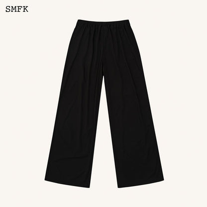 SMFK Compass Hug Sun-Proof Super Light Flared Pants Black