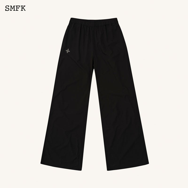 SMFK Compass Hug Sun-Proof Super Light Flared Pants Black