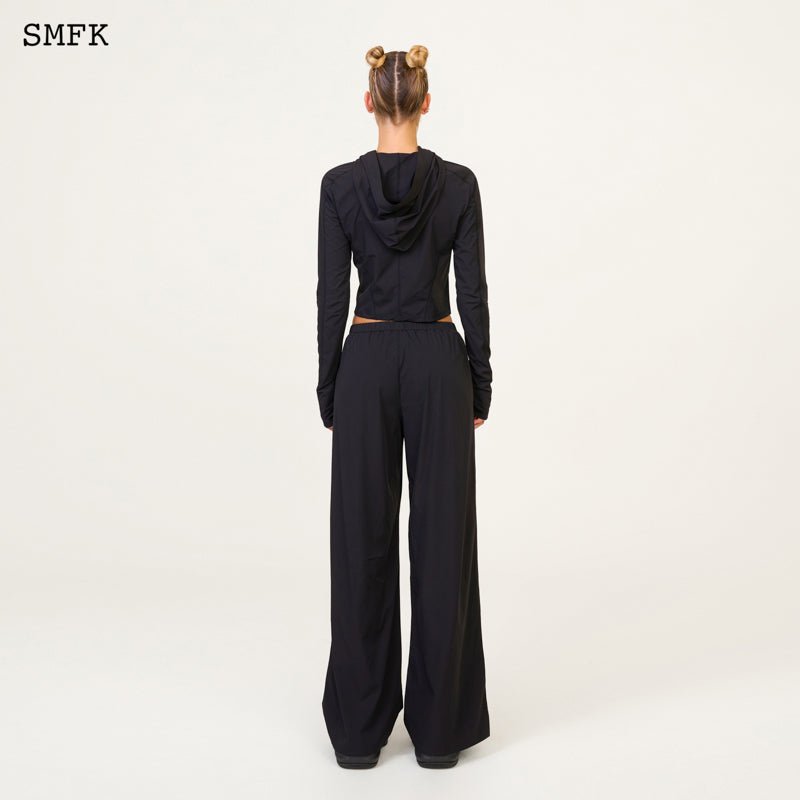 SMFK Compass Hug Sun-Proof Super Light Flared Pants Black