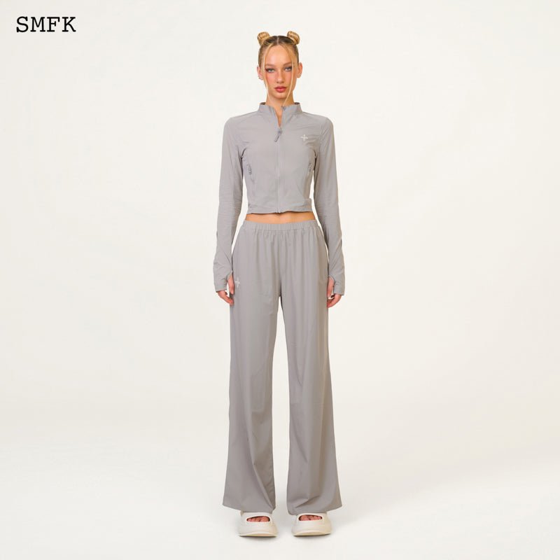 SMFK Compass Hug Sun-Proof Super Light Flared Pants Grey