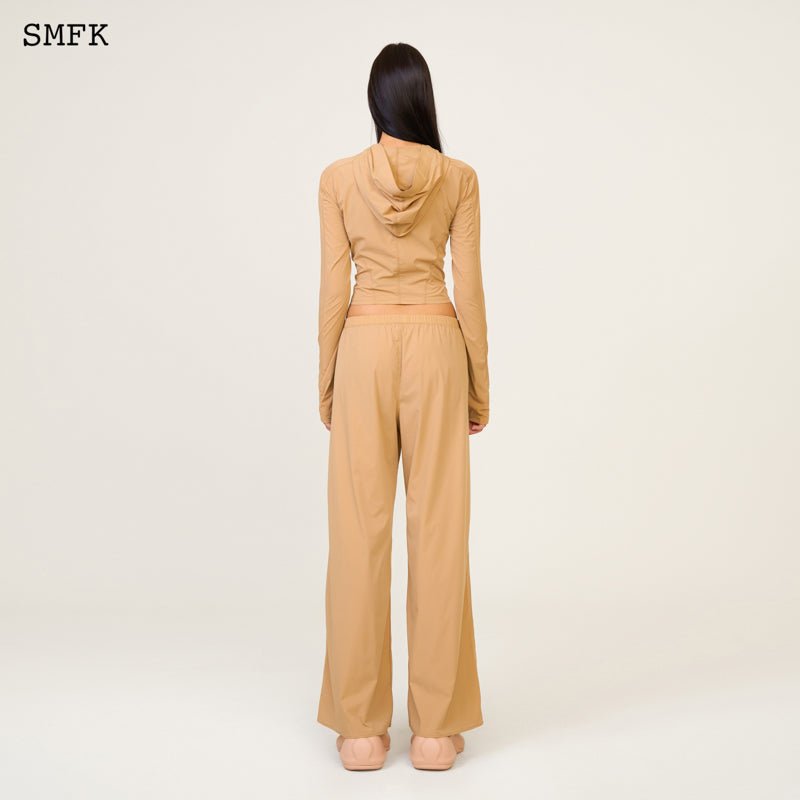 SMFK Compass Hug Sun-Proof Super Light Flared Pants Nude