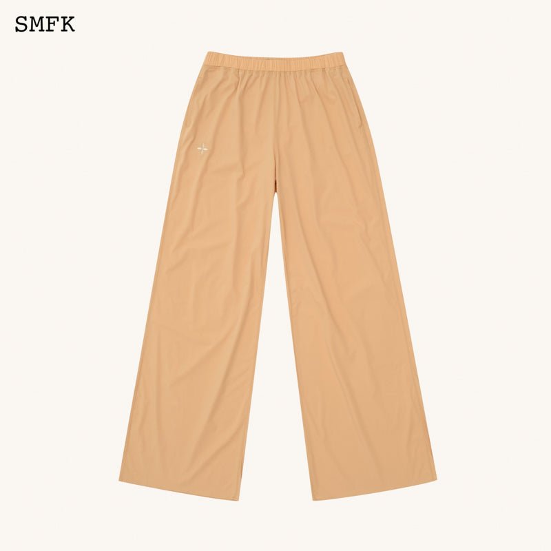 SMFK Compass Hug Sun-Proof Super Light Flared Pants Nude