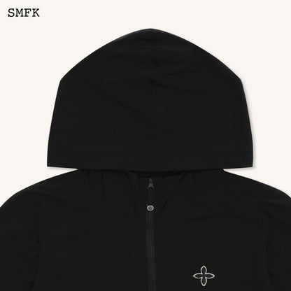 SMFK Compass Hug Sun-Proof Super Light Hoodie Black