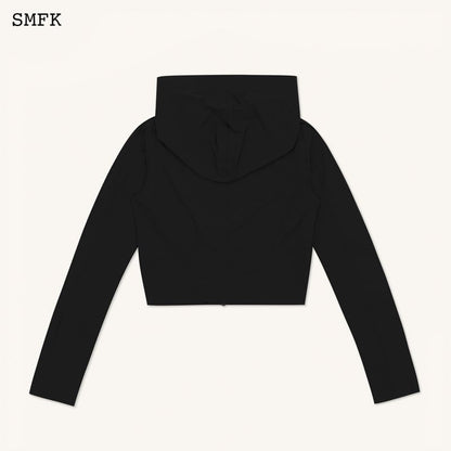 SMFK Compass Hug Sun-Proof Super Light Hoodie Black