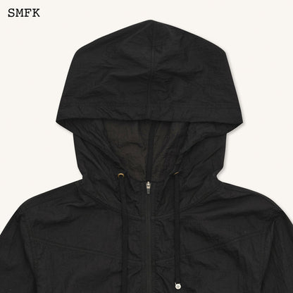 SMFK Compass Hug Sun-Proof Super Light Short Jacket Black