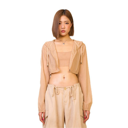 SMFK Compass Hug Sun-Proof Super Light Short Jacket Nude